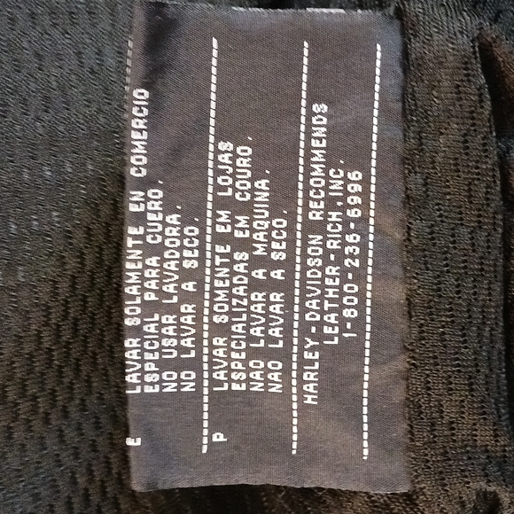 Harley-Davidson Authentic Heavyweight Leather Riding Jacket. - Picture 12 of 16